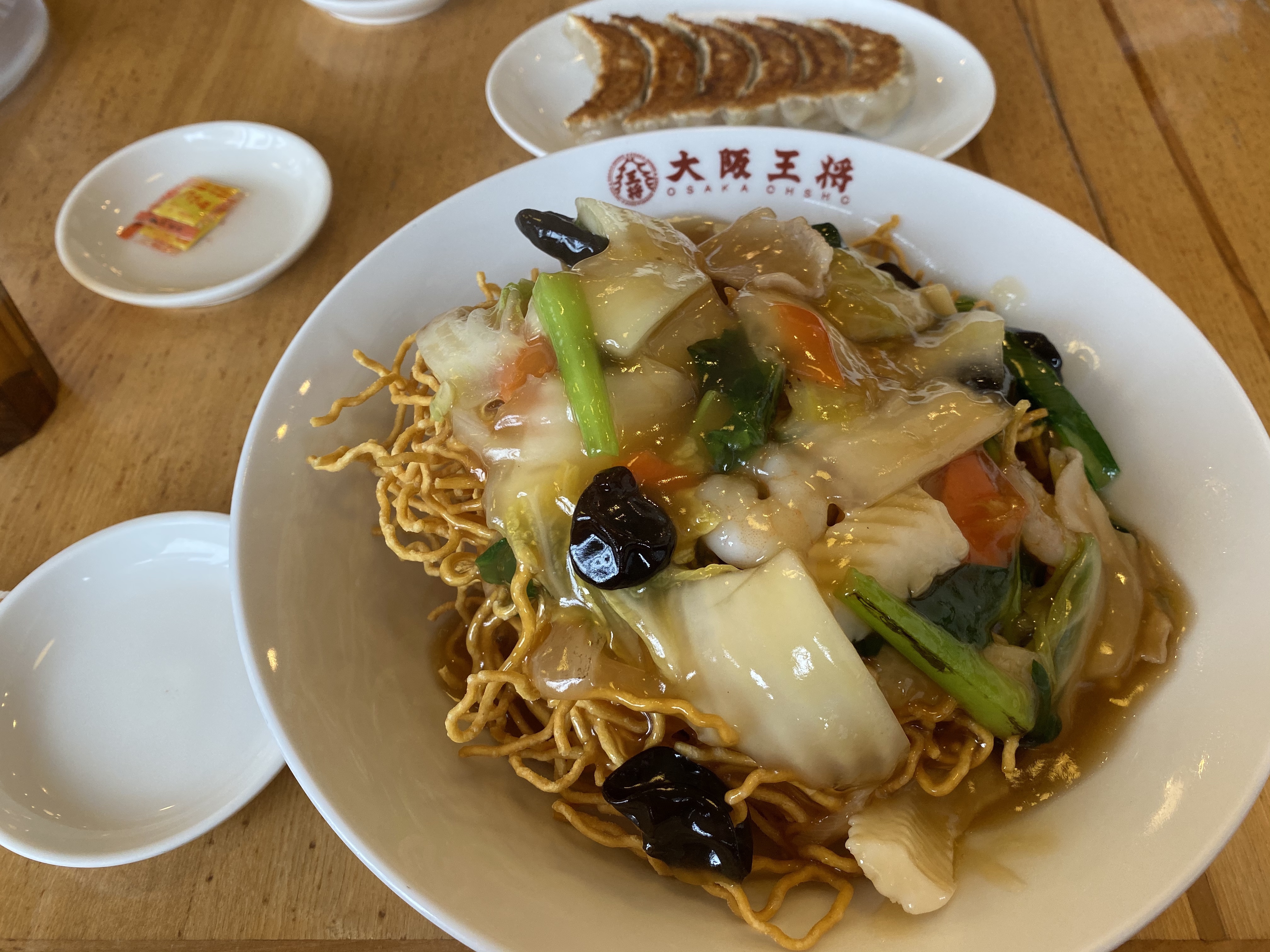 【長野限定】「大阪王将」若里店限定の「揚げあんかけ焼きそば」をいただきました！