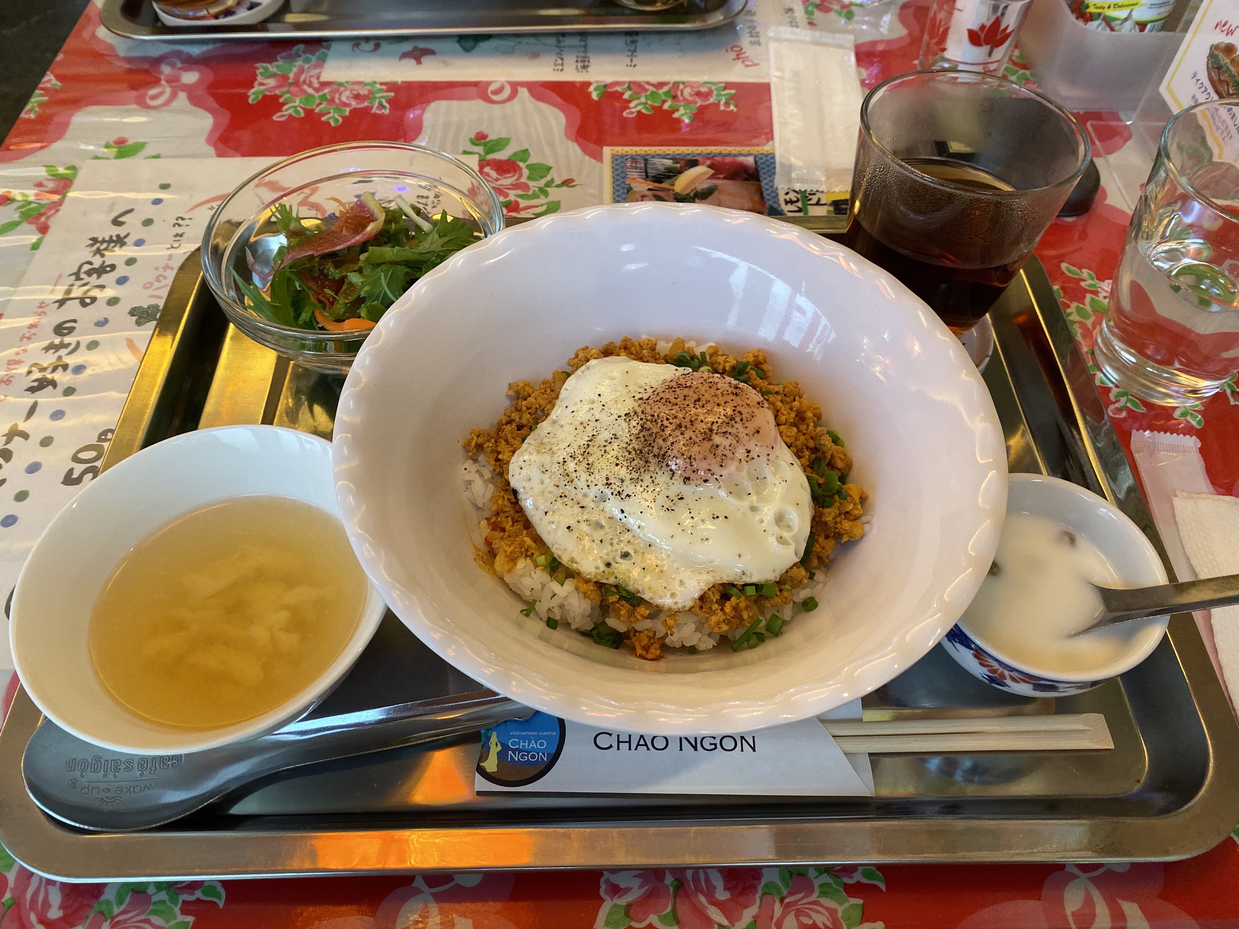 【長野駅から徒歩4分】ベトナム料理の「チャオゴン」で日替わりランチとプリンをいただきました！