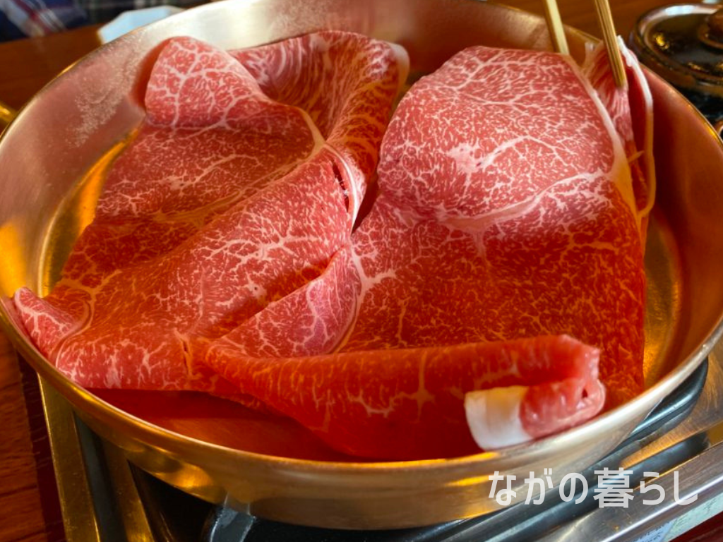 「すき亭」のランチ「すき焼き定食」（ながの暮らし）