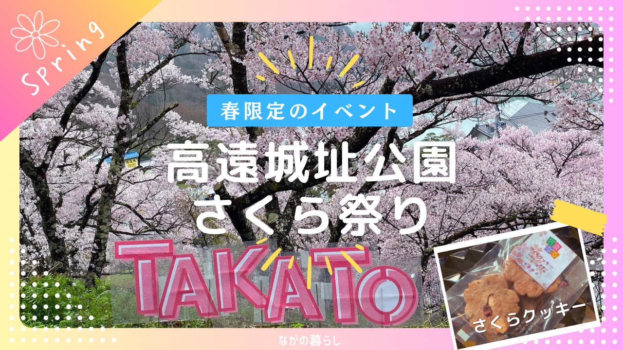 【長野県伊那市】日本三大桜名所「高遠城址公園さくら祭り」に行ってきました！（４月上旬～中旬）